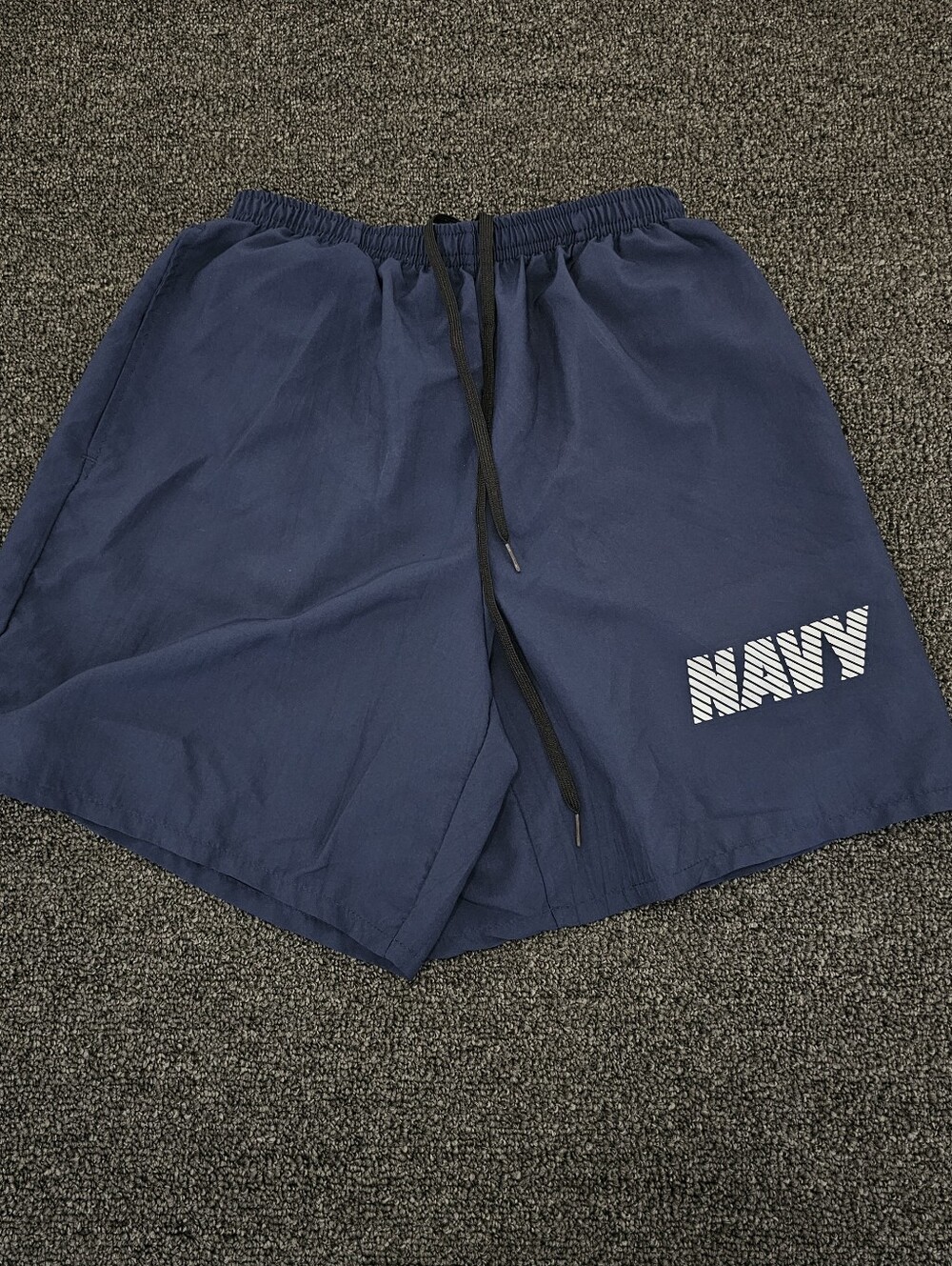 Vintage New Balance USA Navy Reflective Lined Men's Medium Shorts USA Made